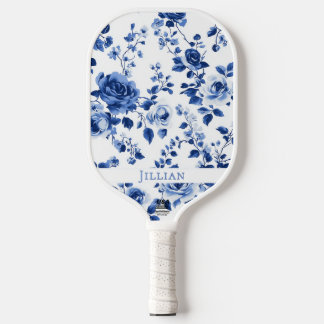 Preppy Pickleball Paddle - Blue Rose Tolie