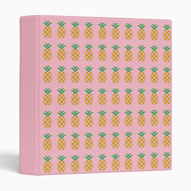 Preppy Pineapple Binder (Front/Spine)