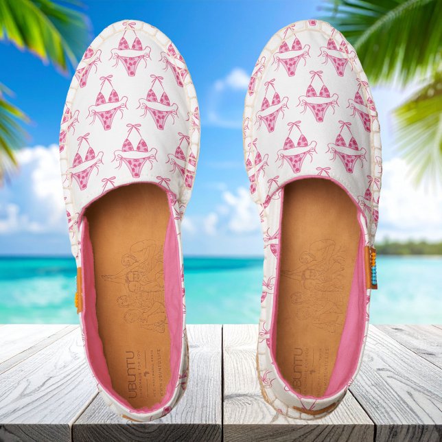 Preppy Pink Bikinis / Chic Beach & Poolside Summer Espadrilles (Creator Uploaded)