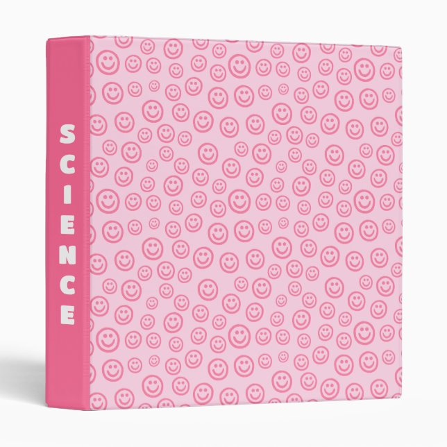 Preppy Pink Binder (Front/Spine)