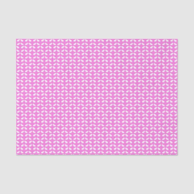 preppy pink elephant safari jungle Africa Tissue Paper (Front)