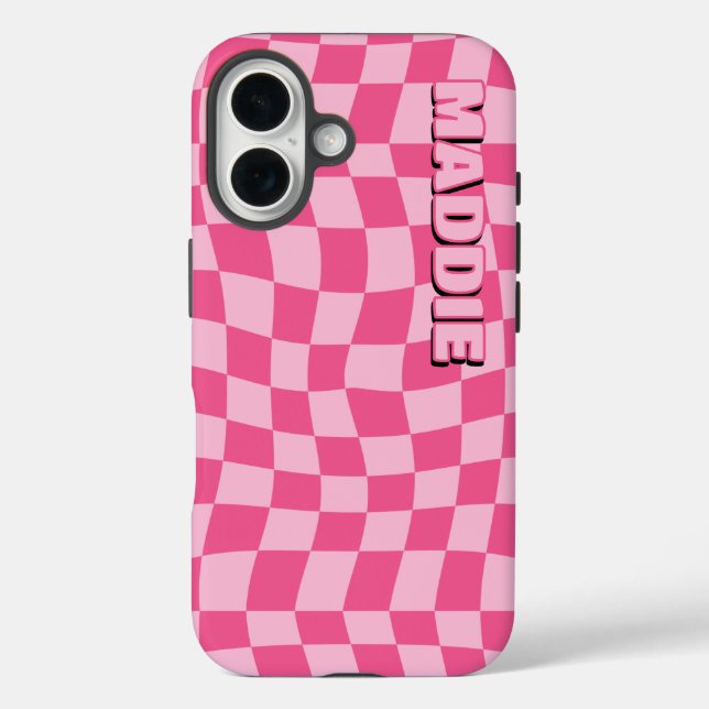 Preppy Pink Geometric  Case-Mate iPhone Case (Back)