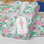 Preppy Pink & Green Christmas Nutcracker Gift Tags<br><div class="desc">PreppyPrint.com - Celebrate Christmas in style! Add your personalized touch. Transfer this design onto the products of your choice too! Please visit my designer store,  PreppyPrint.com,  for coordinating items.</div>