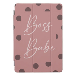 Preppy, pink, polkadots iPad Cover
