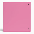 Preppy Pink School Subject 3 Ring Binder | Zazzle