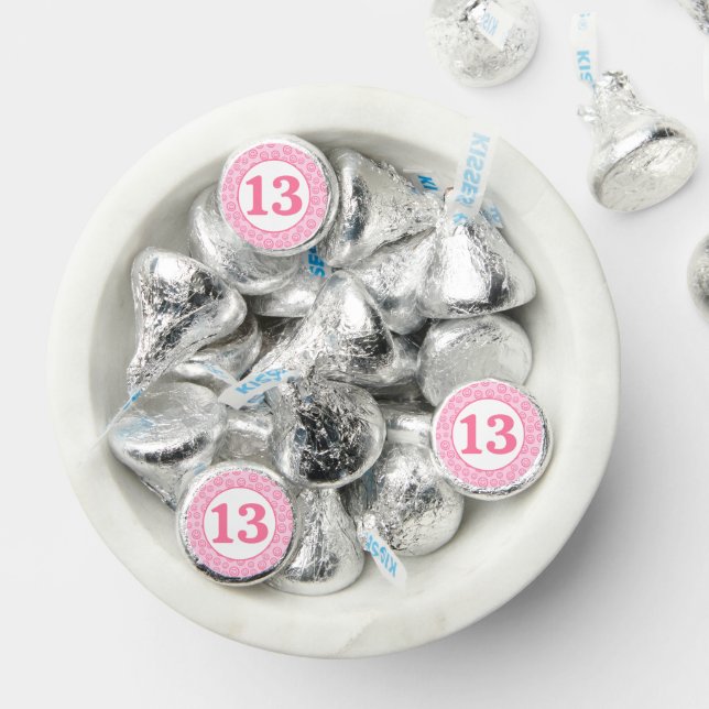 Preppy Pink Smile Face Hershey®'s Kisses® (Assorted)
