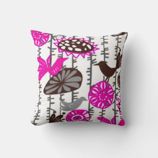 Preppy Pink Throw Pillow