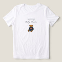 Preppy Plaid Teddy Bear Baby Shower T-Shirt