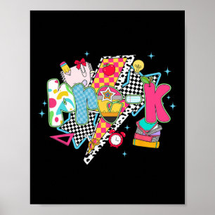 Preppy Pre-k Dream Team Preschool Back To School T Poster