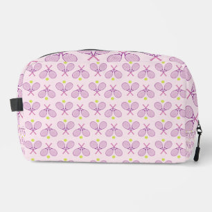 Preppy Purple Tennis Dopp Kit