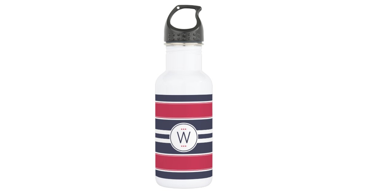 Purple Preppy Water Bottle