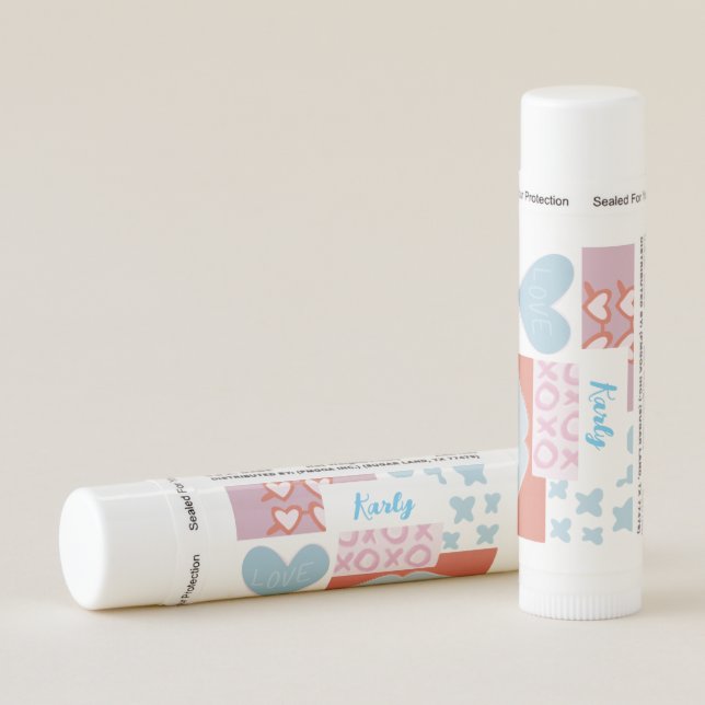 Preppy Retro 90s Girls Custom Lip Balm (Rotated Right)