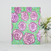 Preppy Rose Garden Floral Print (Standing Front)