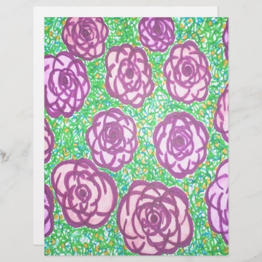 Preppy Rose Garden Floral Print (Front/Back)