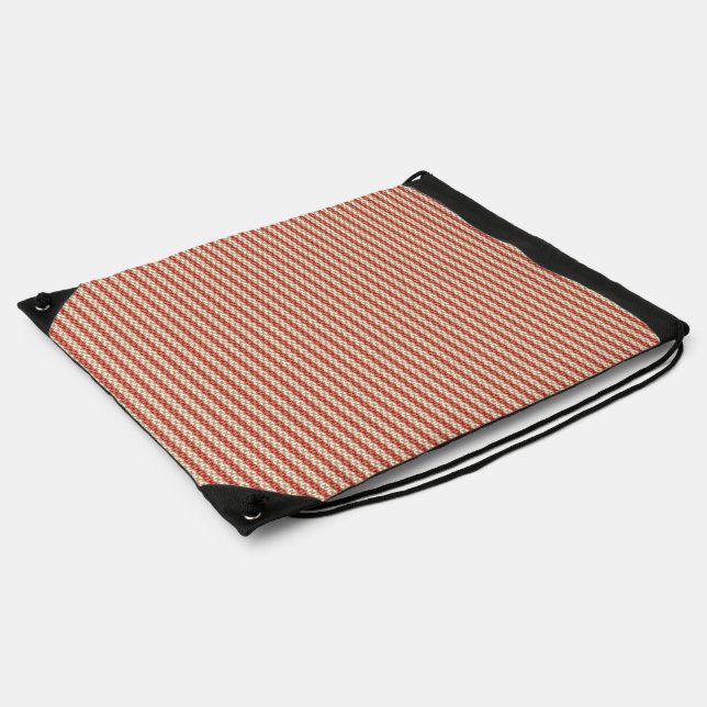 Preppy School Year Geometric Design Drawstring Bag (Side)