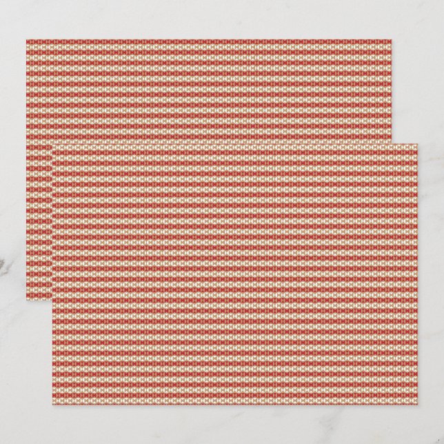 Preppy School Year Geometric Design Note Card (Front/Back)