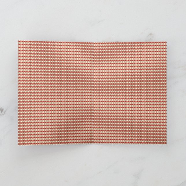 Preppy School Year Geometric Design Note Card (Inside)