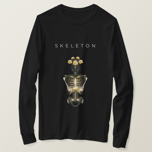 preppy skeleton T-Shirt (Design Front)
