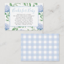 Preppy Southern Blue Boy Dog Book Request Card