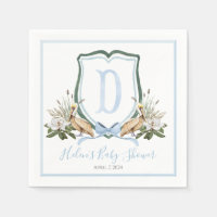 Preppy Southern Blue Boy Pelican Baby Shower