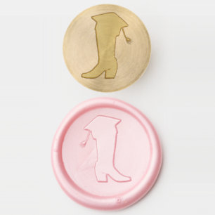 Preppy Southern Cowgirl Monogram Graduation Wax Seal Stamp