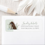 Preppy Southern Green Duck Dog Address Labels<br><div class="desc">Preppy Southern Green Duck Dog Return Address Labels

Can be used for any type of Event!</div>
