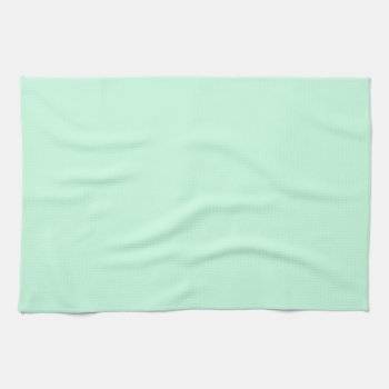 Preppy Spring Color Pastel Seafoam Green Mint Towel by cranberrysky at Zazzle