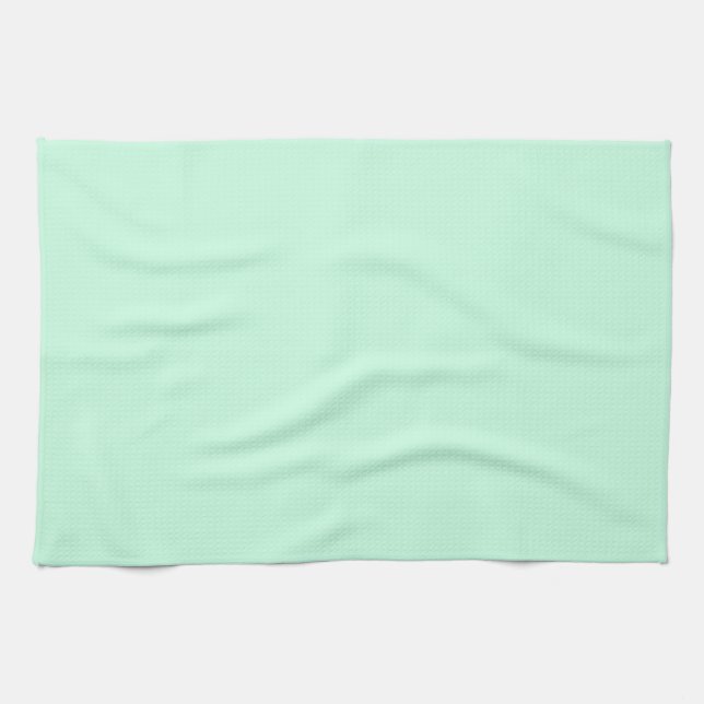 preppy spring color pastel seafoam green mint towel (Horizontal)
