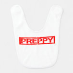 Preppy Stamp Baby Bib