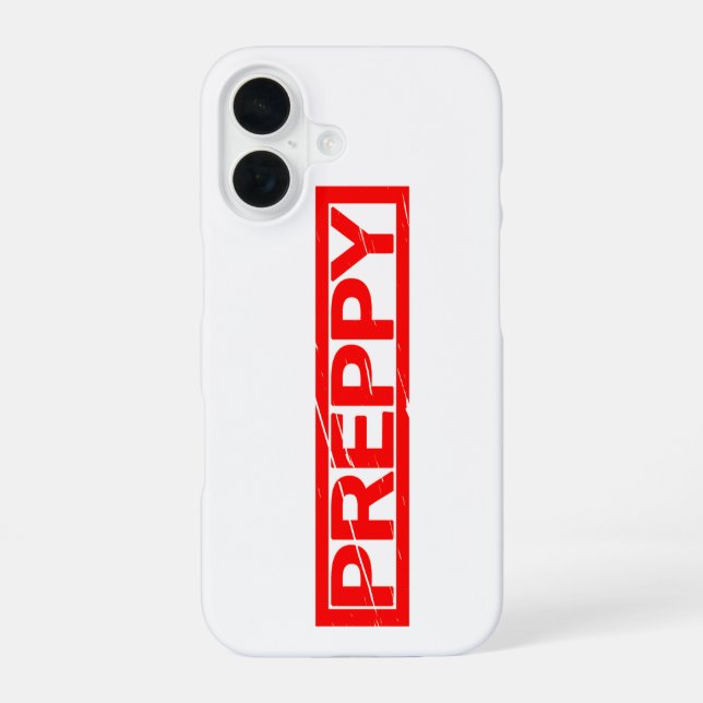 Preppy Stamp Iphone Case (Back)