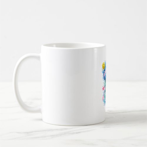 Preppy Statue Liberty Bubble Gum Pickleball Coffee Mug