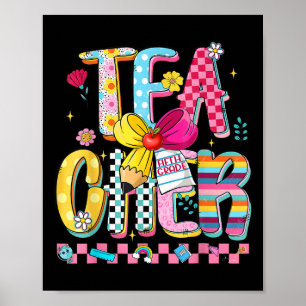 Preppy Teacher Fifth Grade First Day Of School 5th Poster