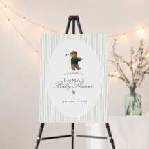 Preppy Teddy Bear Golf Baby Shower New to the Club