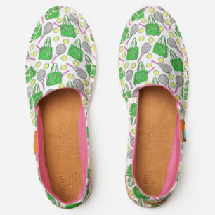 Preppy Tennis Racquets Green Bags Espadrilles