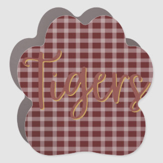 Preppy Tiger Pop Socket Phone Grip Car Magnet