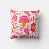 Preppy Vintage Flowers | Pink & Orange