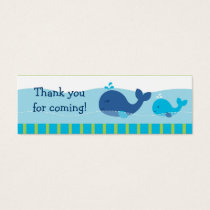 Preppy Whale Goodie Bag Tags Gift Tags