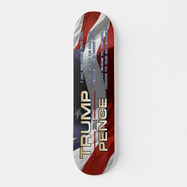 PRES45 VOICE HONOR SKATEBOARD DECK (Front)