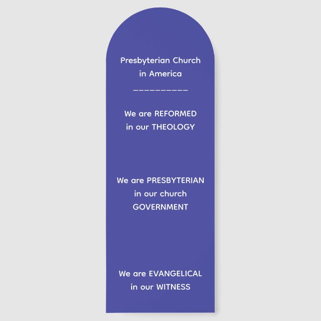 Presbyterian Church in America Bookmark (Front)