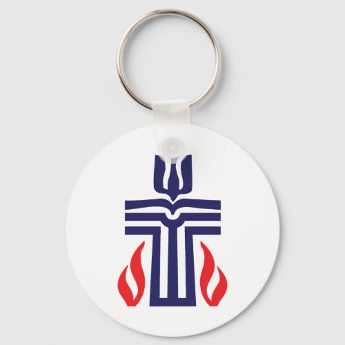 Presbyterian symbol keychain