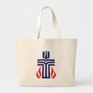 Presbyterian symbol large tote bag