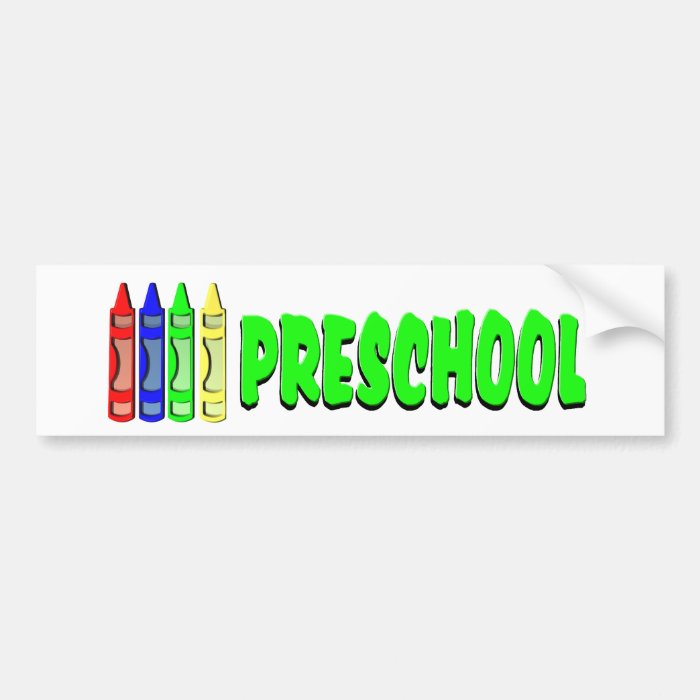 Preschool Bumper Sticker