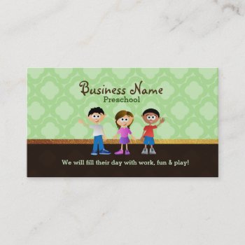 Preschool Calling Cards by MsRenny at Zazzle
