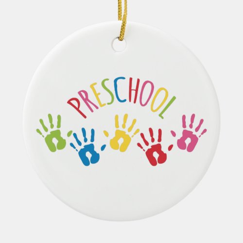 Preschool Ceramic Ornament