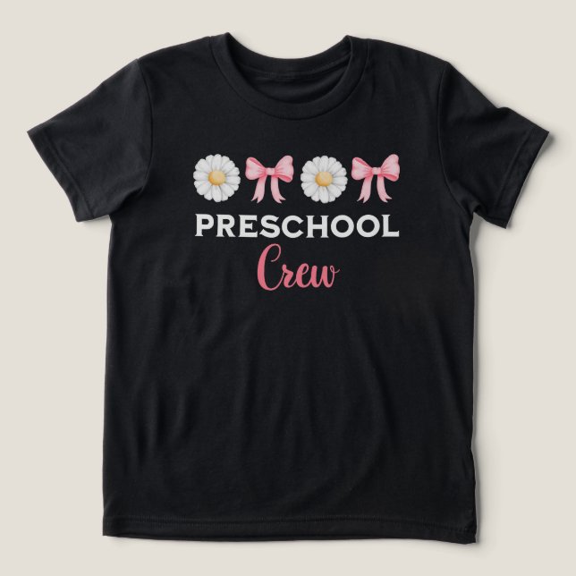 Preschool Crew Preschool Squad Tri-Blend Shirt (Design Front)