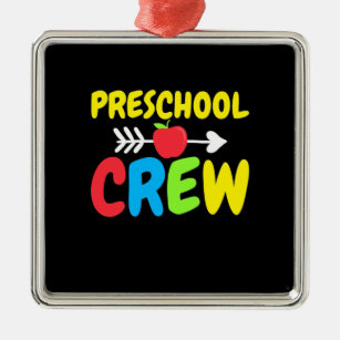 Preschool Crew Student Metal Ornament