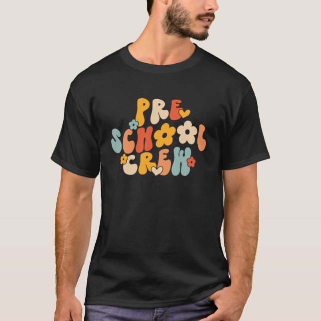 Preschool Crew Teacher  First Day Of School Kids T-Shirt (Front)