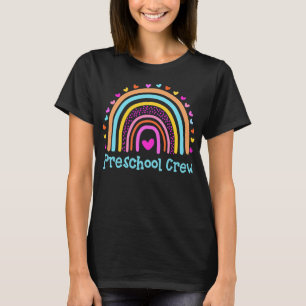 Preschool Crew Teacher Funny First Day Of School T-Shirt