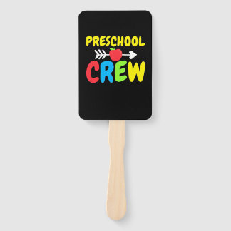 Preschool Crew Teacher Hand Fan