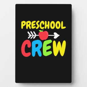 Preschool Crew Teacher Plaque